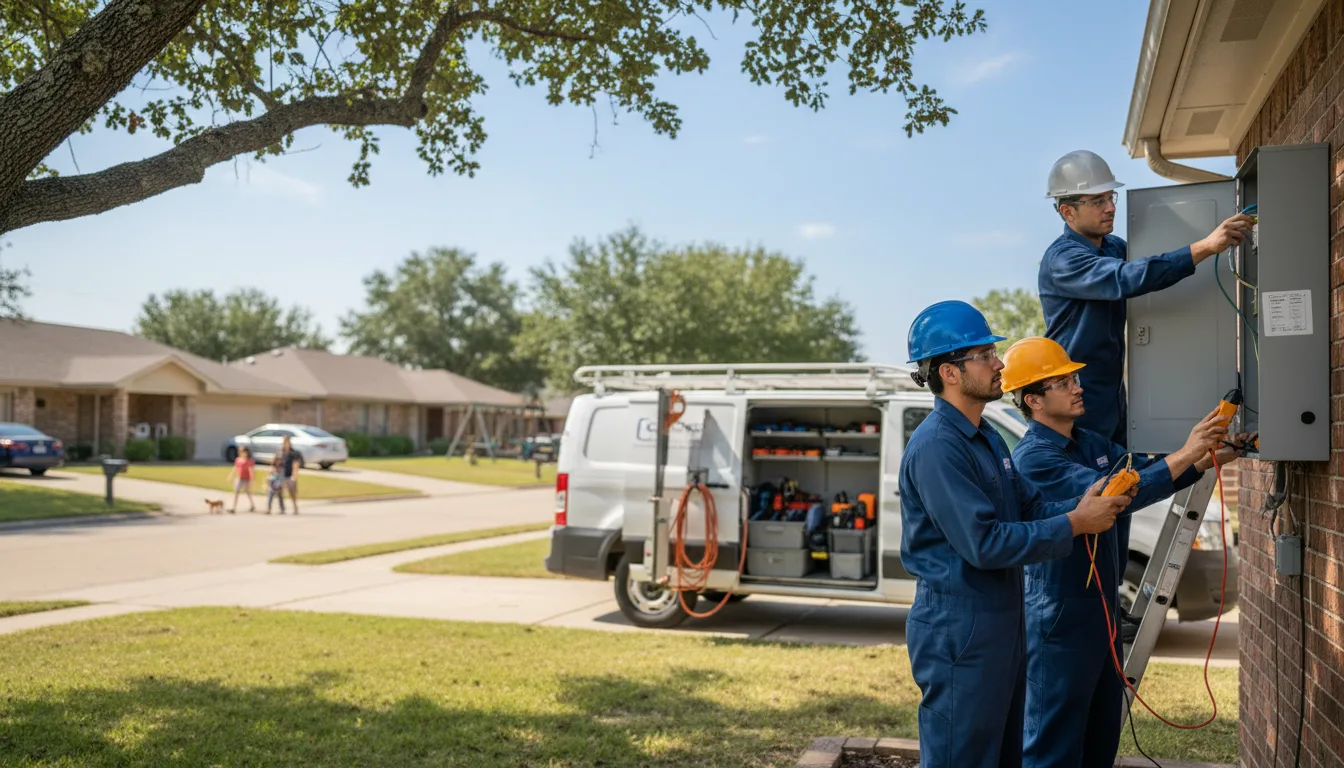 Certified electrician providing emergency electrical services in Colquitt, GA